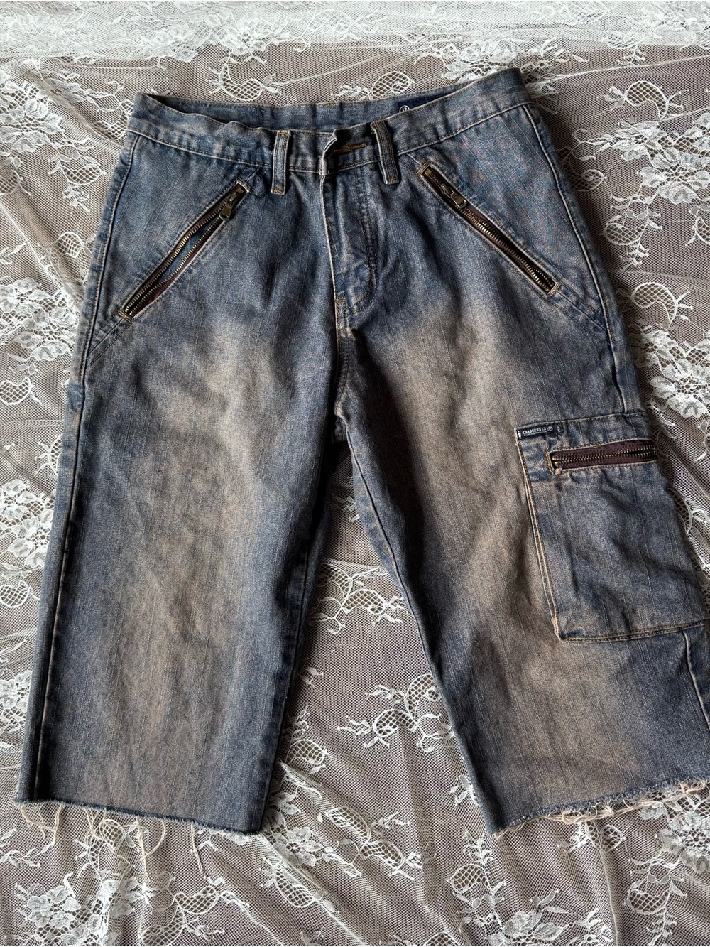 Guess Women Denim Jean Shorts in Washed Blue